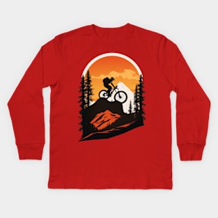 Off-Road Rider Kids Long Sleeve T-Shirt